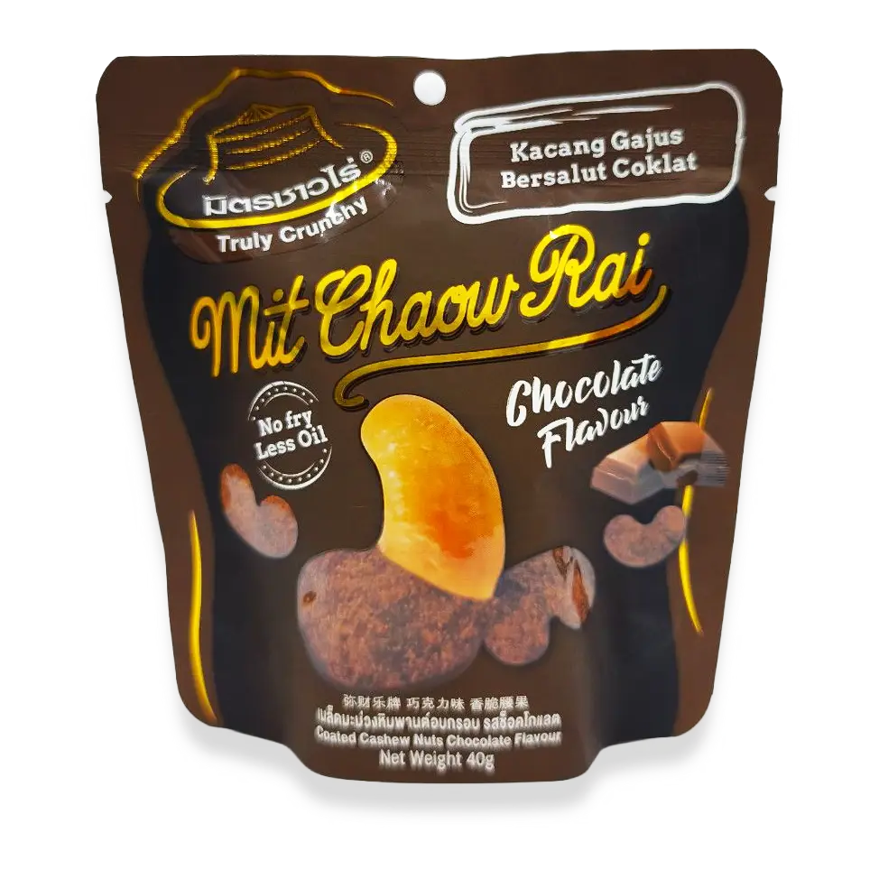 Mit Chaow Rai Chocolate coated cashew nuts pouch