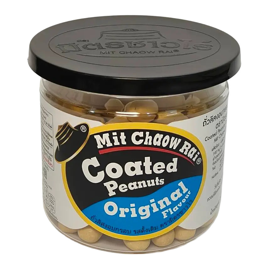 Mit Chaow Rai Original coated peanuts jar