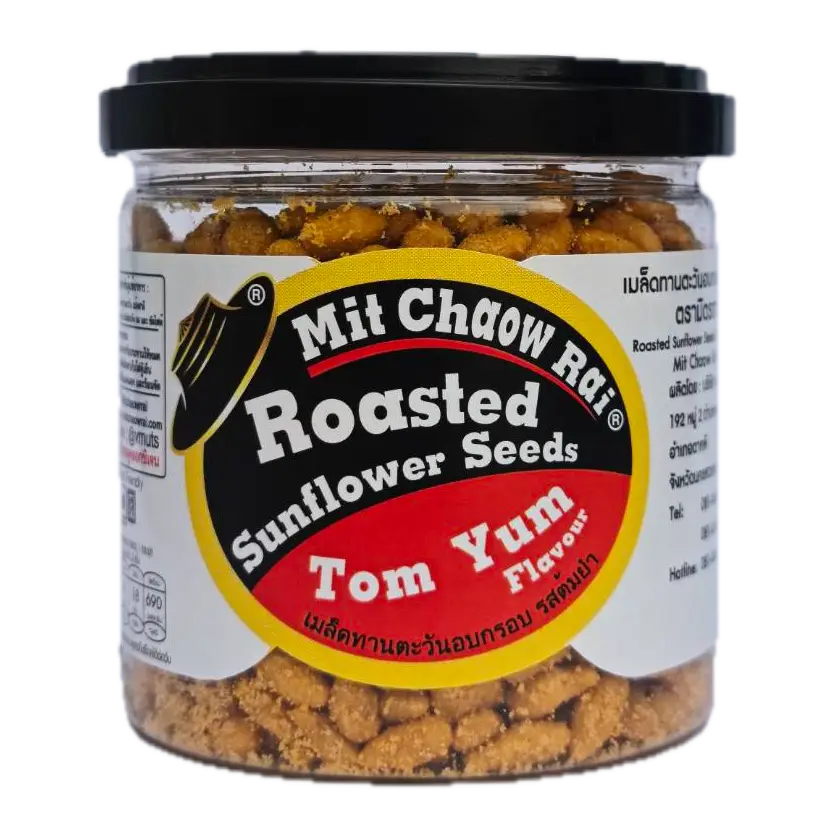Mit Chaow Rai Tom Yum roasted sunflower seeds jar